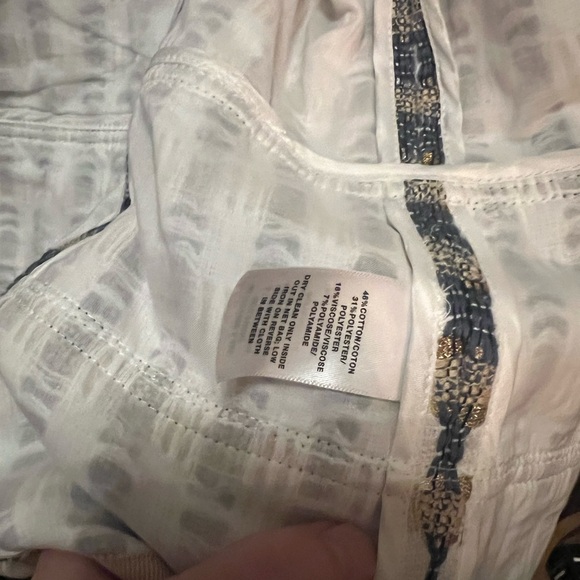 Lafayette 148 tweed open front blazer size M - Picture 3 of 5